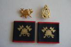 4 emblemen brandweer militaria, bieden vanaf €10,00, Ophalen, Overige soorten, Nederland, Embleem of Badge