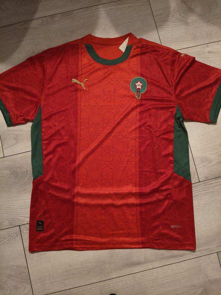 Marokko voetbalshirt rood, Ophalen of Verzenden, Nieuw, Overige maten, Rood