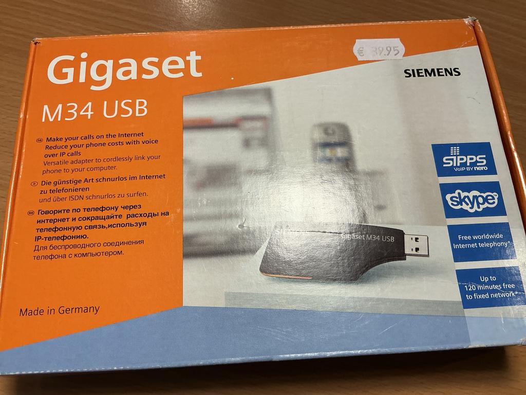 Siemens Gigaset M34 USB adapter, Ophalen of Verzenden, Gebruikt, Toebehoren