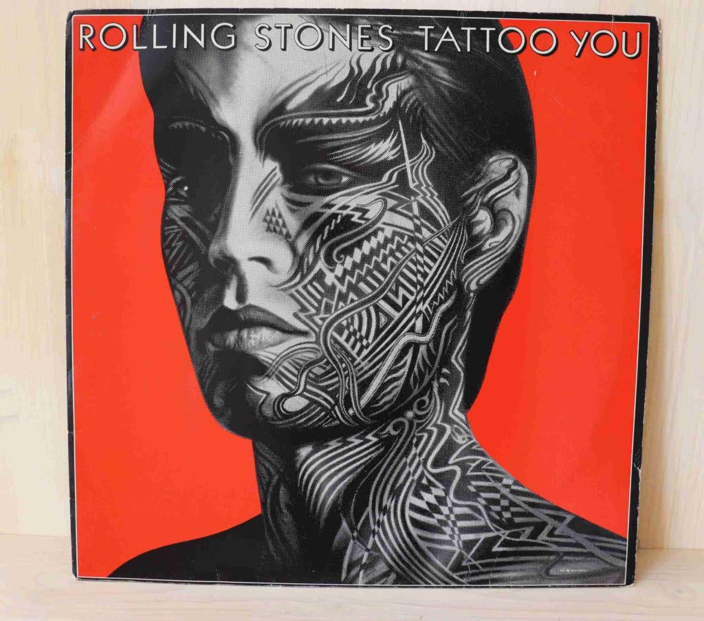 Rolling Stones – Tattoo You LP 1981 + lyrics / Start Me Up, Cd's en Dvd's, Vinyl | Rock, Ophalen of Verzenden, Gebruikt, 12 inch