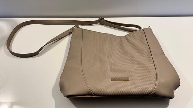 Anna Field beige schoudertas, Ophalen of Verzenden, Zo goed als nieuw, Beige, Overige merken