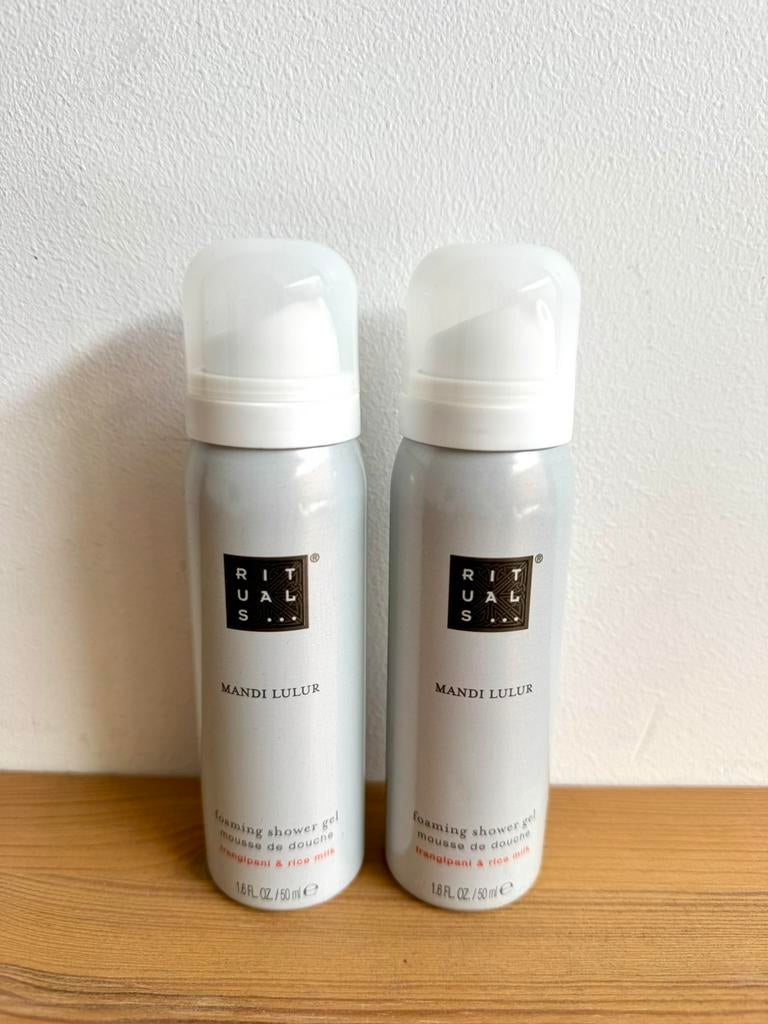 Nieuw Rituals Mandi Lulur mini douche foam 50ml 4x, Verzenden, Nieuw, Bad & Douche