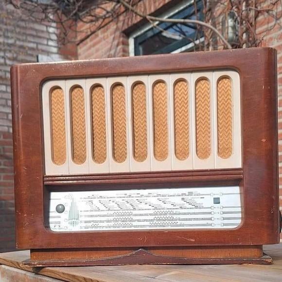 Oude Philips radio, Antiek en Kunst, Antiek | Tv's en Audio, Ophalen