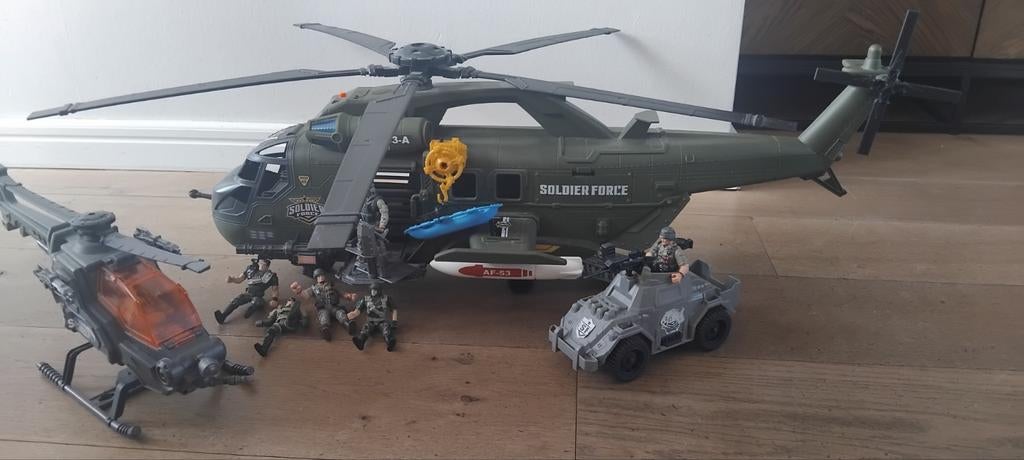 Soldier Force Speelset: Helikopters, Voertuig & Figuren, Ophalen, Gebruikt