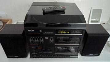 Philips stereo set. Platenspeler en cassette werken ook ! beschikbaar voor biedingen