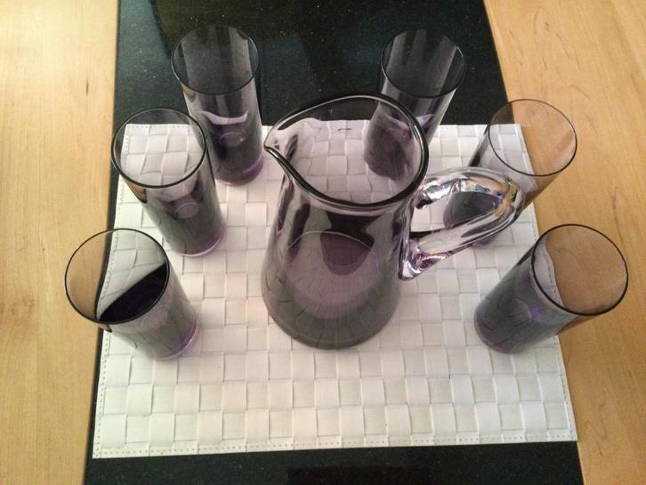 Kristal Set - Karaff en Glazen, Antiek en Kunst, Antiek | Glas en Kristal, Ophalen of Verzenden