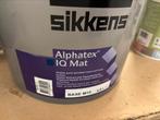 Sikkens Alphatex IQ donkergrijze muurverf voor buiten 5liter, Hobby en Vrije tijd, Schilderen, Ophalen, Nieuw, Acrylverf
