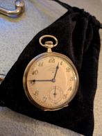 Antiek 14k Gouden Zakhorloge, Sieraden, Tassen en Uiterlijk, Horloges | Antiek, Overige merken, Zakhorloge, 1900 tot 1930, Ophalen of Verzenden