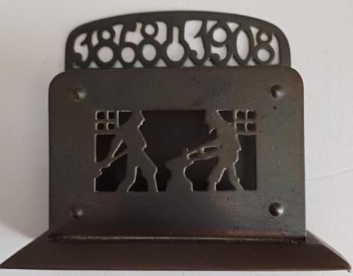 Antieke koperen brieven standaard, Antiek en Kunst, Antiek | Kantoor en Zakelijk, Ophalen of Verzenden