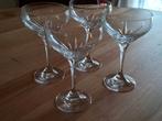 Facetgeslepen kristallen coupes - set van 4, Antiek en Kunst, Ophalen of Verzenden
