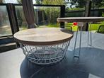 2 Salontafels Industrieel, Huis en Inrichting, Tafels | Salontafels, Ophalen, 50 tot 100 cm, Rond, 50 tot 100 cm