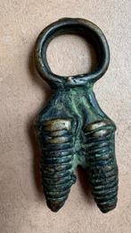 Bronzen amulet / ring, Dogon volk, Mali, Antiek en Kunst, Kunst | Niet-Westerse kunst, Ophalen of Verzenden