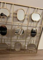 Nieuwe gouden wandspiegel vierkant 80x80 - metaal -, Huis en Inrichting, Woonaccessoires | Spiegels, Verzenden, Vierkant, Nieuw
