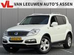 SsangYong Rexton RX 200 e-XDI Quartz | Grijskenteken | Autom, Auto's, Zwart, 4 cilinders, Wit, Leder