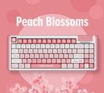 [NIEUW IN DOOS] Dustsilver K84 Peach Blossoms Wired 75% keeb, Computers en Software, Toetsenborden, Bedraad, Nieuw, Multimediatoetsen