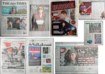 Rolling Stones verzameling tijdschriften – krant – knipsels