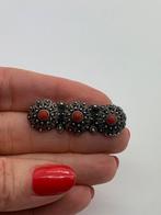 T801 Prachtige zilveren streekdracht broche, Sieraden, Tassen en Uiterlijk, Antieke sieraden, Ophalen of Verzenden, Zilver, Broche