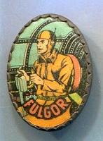 FULGOR blik stripfiguur broche ( T_088 ), Verzenden, Nieuw, Figuurtje, Speldje of Pin