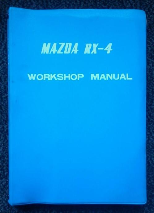 Mazda RX 4 workshop manual licentie Wankel, Auto diversen, Handleidingen en Instructieboekjes, Verzenden
