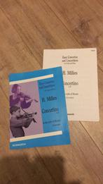 Concertino in D viool en piano H. Millies style of Mozart, Muziek en Instrumenten, Bladmuziek, Ophalen of Verzenden, Zo goed als nieuw