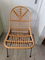 Set van 4 rotan eetkamerstoelen, Huis en Inrichting, Stoelen, Ophalen, Zo goed als nieuw, Bruin
