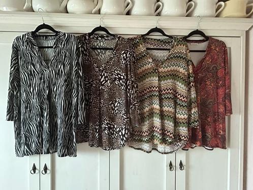 Lange tops (tuniek) vier stuks, Kleding | Dames, Tops, Zo goed als nieuw, Maat 46/48 (XL) of groter, Zonder mouw, Ophalen of Verzenden