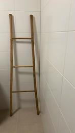 Bamboe ladder rek, Huis en Inrichting, Woonaccessoires | Wandplanken en Boekenplanken, Ophalen, Zo goed als nieuw