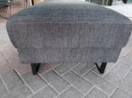 Antracietkleurige Hooker/Voetenbank, Huis en Inrichting, Ophalen, Gebruikt, 50 tot 75 cm, Stof