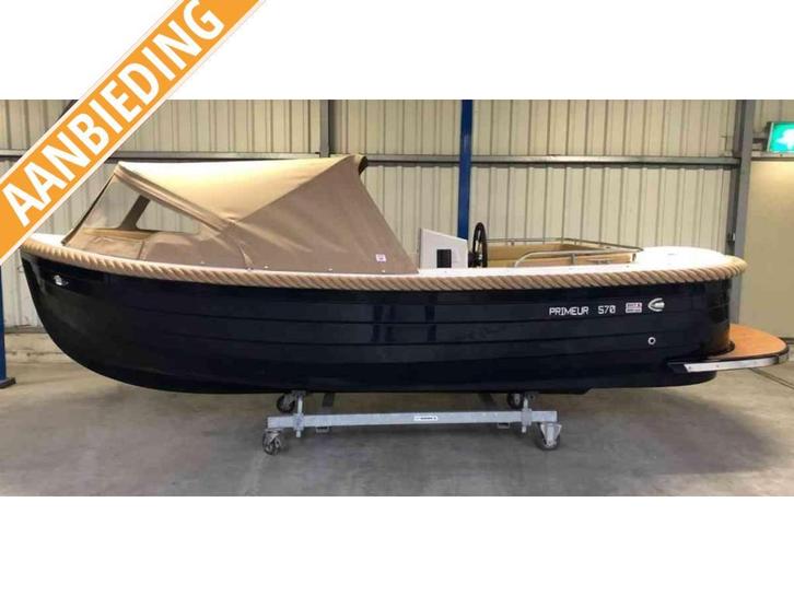 Primeur 570 Bun Honda 20pk, Watersport en Boten, Sloepen, Nieuw, 10 tot 30 pk, 3 tot 6 meter, Buitenboordmotor, Benzine, Polyester