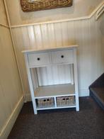 Landelijk kastje met rieten mandjes, Ophalen, Gebruikt, 25 tot 50 cm, 50 tot 100 cm