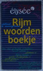 Rijmwoorden boekje - Élysée for Elegance, Ophalen of Verzenden, Zo goed als nieuw