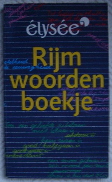 Rijmwoorden boekje - Élysée for Elegance beschikbaar voor biedingen