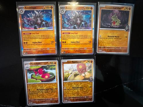 Pokemon Destined Rivals base set holo en reverse holo., Hobby en Vrije tijd, Verzamelkaartspellen | Pokémon, Nieuw, Losse kaart
