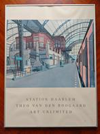 Theo van den Bogaard Haarlem Station poster in lijst, Verzamelen, Ophalen, Gebruikt, A1 t/m A3