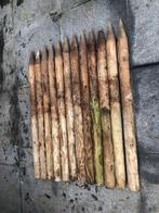 Ronde houten tuinpalen 120 cm lang ; diameter 7,5 cm ., Tuin en Terras, Palen, Balken en Planken, Ophalen, Gebruikt, Minder dan 180 cm