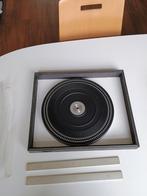 Plinth, platter en strips voor pickup. Type Philips 312/212, Audio, Tv en Foto, Platenspelers, Ophalen of Verzenden, Gebruikt