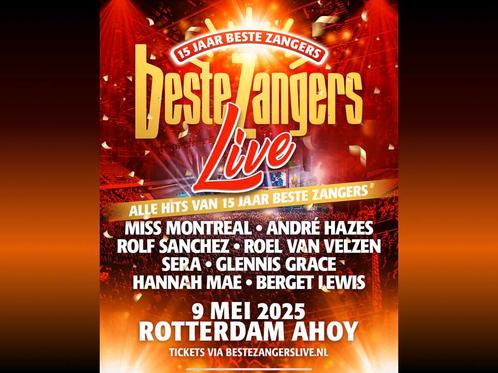 ROLSTOEL + begeleidersplaats: 15 Jaar Beste Zangers Live!, Tickets en Kaartjes, Evenementen en Festivals, Twee personen