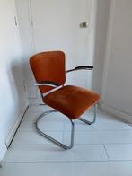 Vintage buisframe stoel, lounge chair, Huis en Inrichting, Stoelen, Ophalen, Zo goed als nieuw, Eén