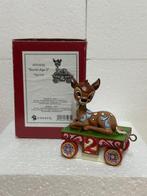 Disney Traditions showcase Jim Shore Birthday Train, Ophalen of Verzenden, Zo goed als nieuw, Beeldje of Figuurtje