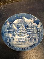 Retsch wandbord blauwwit weinacht 1980, Ophalen of Verzenden