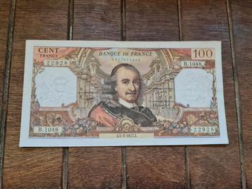 Biljet 100 Franc 1977 Pierre Corneille beschikbaar voor biedingen