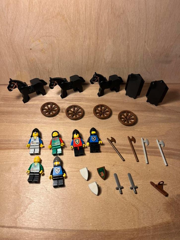 Lego Partij/Lot Vintage Ridders/Knights onderdelen/figuren, Kinderen en Baby's, Speelgoed | Duplo en Lego, Gebruikt, Lego, Losse stenen
