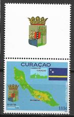 Curacao 2010 Landswapen vlag landkaart zegel met tab pfris, Verzenden, Postfris
