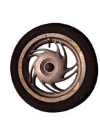 Achter band velg origineel Piaggio new fly, Piaggio, Gebruikt, Piaggio, Ophalen of Verzenden