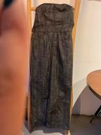 PrettyLittleThing Grey Glitter Denim Jumpsuit NWT UK10, Kleding | Dames, Jumpsuits, Ophalen of Verzenden, Nieuw, Grijs