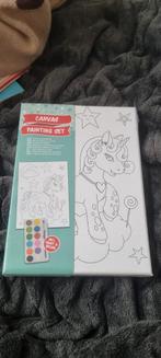 Canvas Schilderset Eenhoorn - Nieuw in Verpakking, Ophalen, Nieuw, Schilderen op nummer