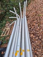 Lantaarnpaal lichtmast alu 4 mtr Lph met enkele uithouder, Ophalen, Zo goed als nieuw