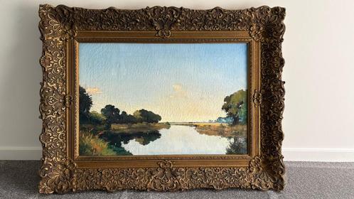 Schilderij - Ganzendiep (Kampen), Antiek en Kunst, Kunst | Schilderijen | Klassiek, Ophalen