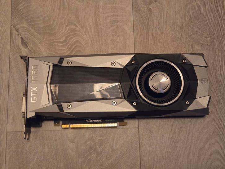 NVIDIA GeForce GTX 1080 Founders Edition – 8GB GDDR5X, Computers en Software, Videokaarten, Gebruikt, PCI-Express 3.0, GDDR5, Ophalen of Verzenden