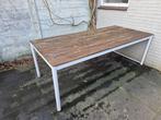 Hartman tuintafel, Ophalen, Gebruikt, Rechthoekig, Metaal